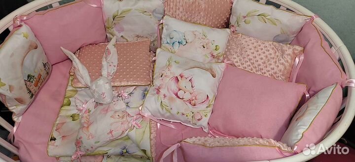 Бортики в кроватку новые