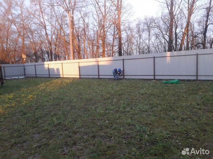 Забор под Ключ Распашные и Откатные Вороты