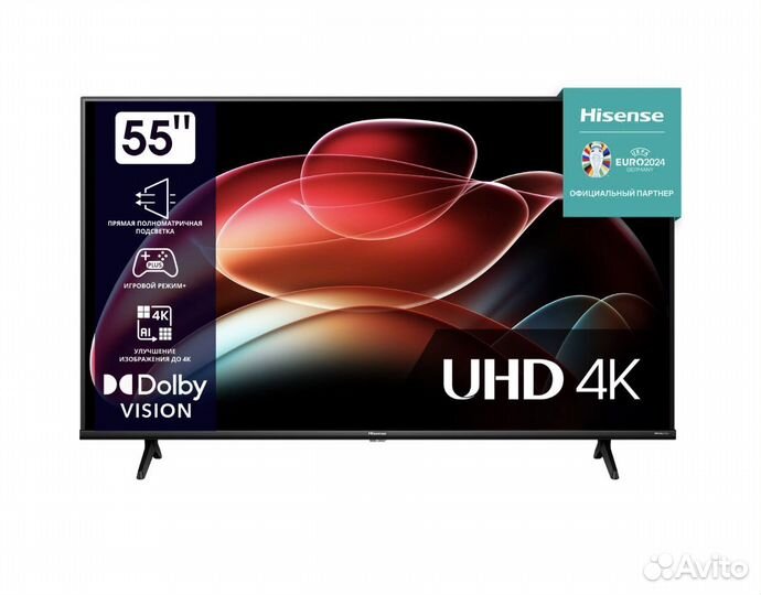 Телевизор SMART 4k Hisense 55