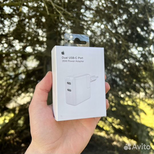 Адаптер Айфон/Айпад Dual USB-C Port 35W Adapter