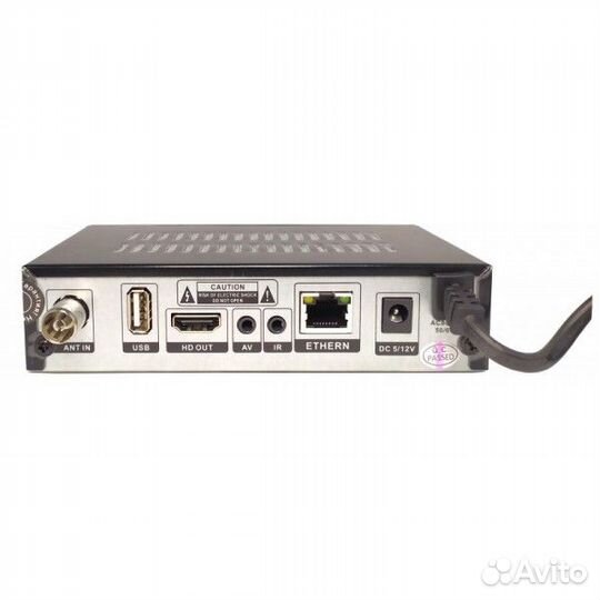 Ресивер DVB-T2/C Selenga HD980D с кабельным тв и и