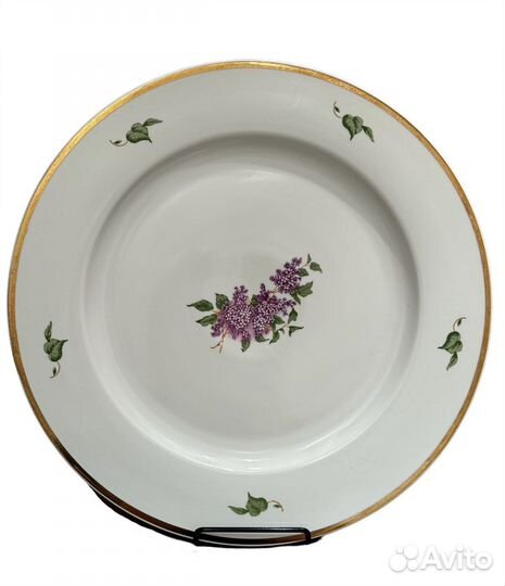 Блюдо Дулево «Сирень» 36 см СССР