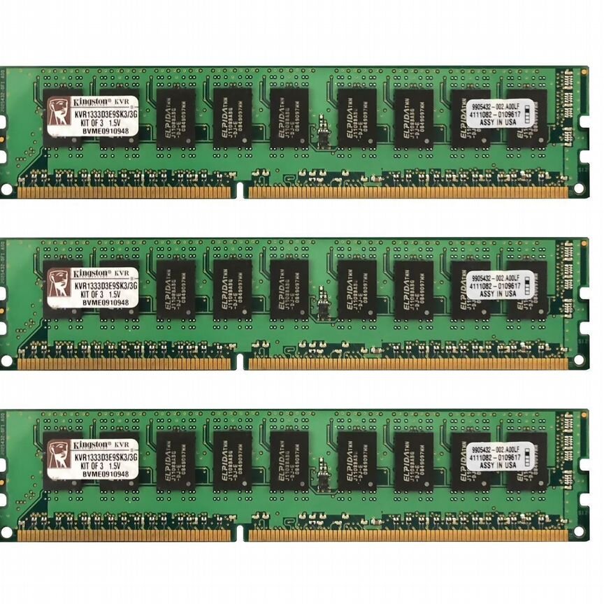 [KVR1333D3E9SK3/3G] Оперативная Память Kingston 3gb Kvr1333d3e9sk3/3g