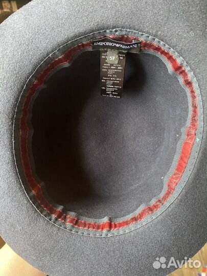 Шляпа женская винтаж Emporio Armani