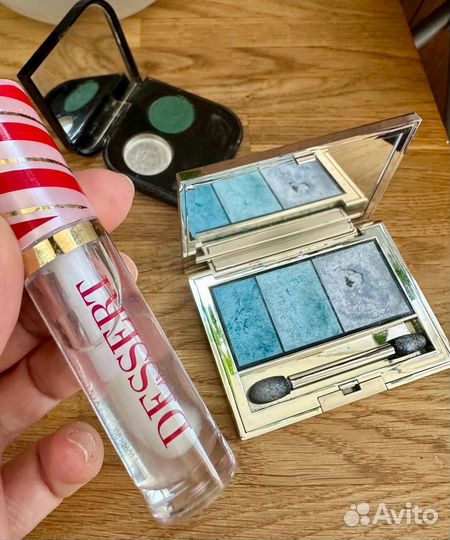 Тени и блеск для губ - Пакетом