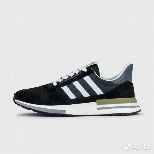 Кроссовки Adidas ZX 500 Boost Black / White Str