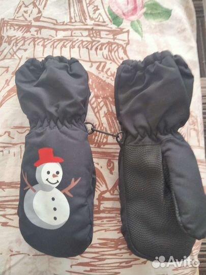 Варежки краги 1-2года