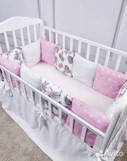 Бортики в детскую кроватку