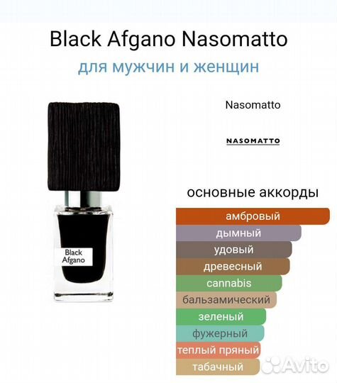 Nasomatto black Afgano