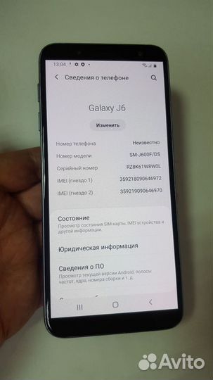 Samsung Galaxy J6 (2018), 3/32 ГБ