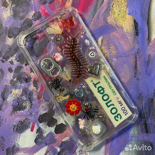 Чехол y2k из эпоксидной смолы на заказ