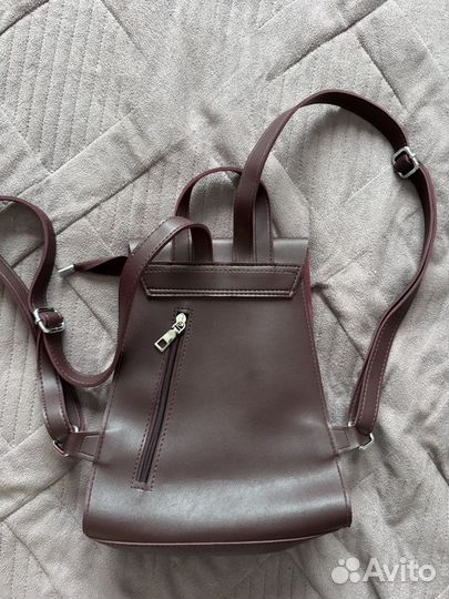 Рюкзак женский бордовый