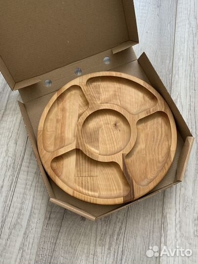 Менажница деревянная тарелка