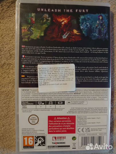 Darksiders 3 nintendo switch