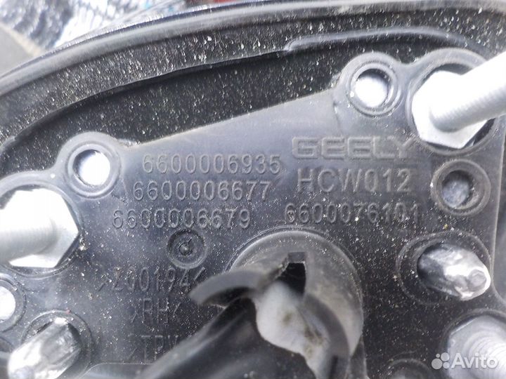 Зеркало наружное правое на Geely Tugella 601711120