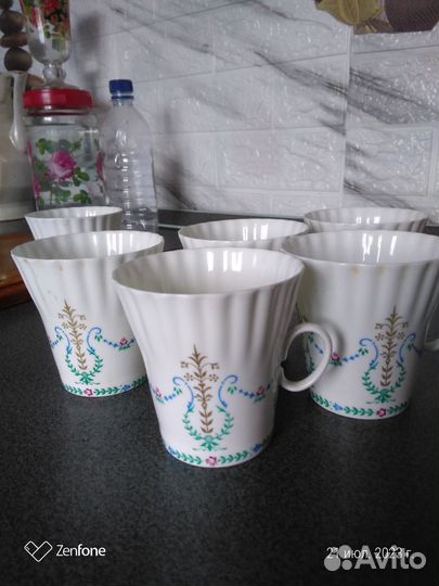 Кружка фарфоровая кофейная из СССР
