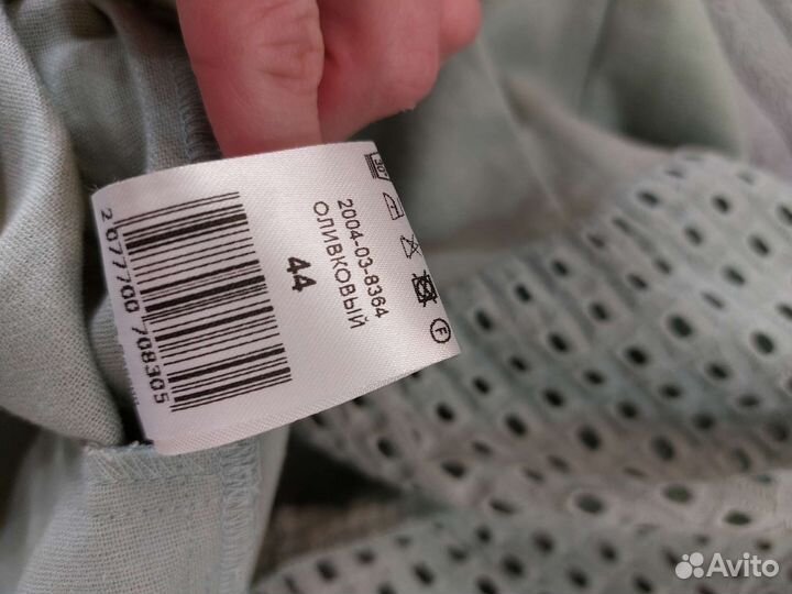 Комбинезон лён оливковый женский