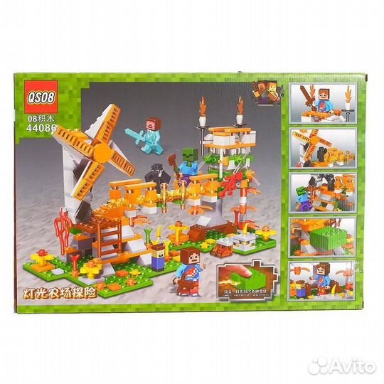 Конструктор Майнкрафт 44086, 463 дет