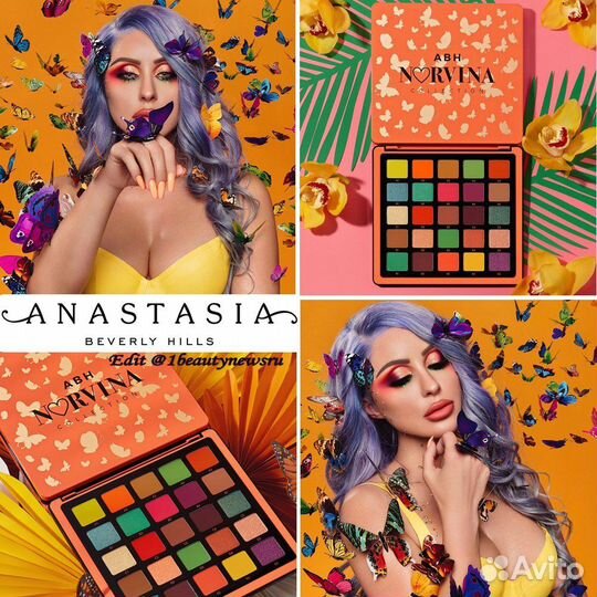 Палетка теней ABH norvina pro vol 3