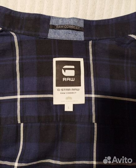 Рубашка G-Star RAW оригинал (L, 50-RUS)