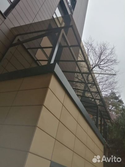 Навесы козырьки ворота заборы