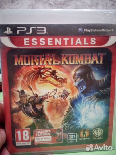 Диск PS3 Mortal Kombat 9