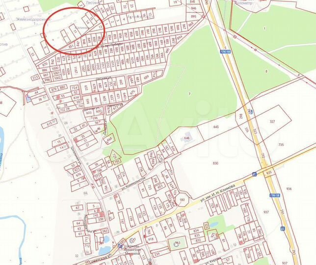 Участок 8,6 сот. (ИЖС)