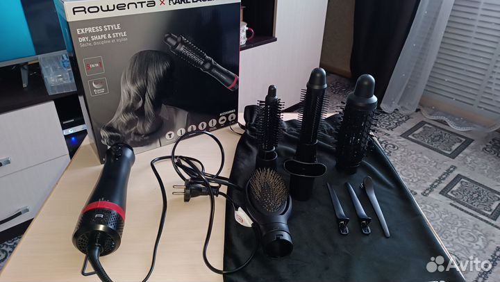 Фен щетка rowenta