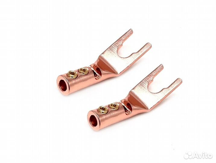 Клемма вилочная, акустическая лопатка, на винт