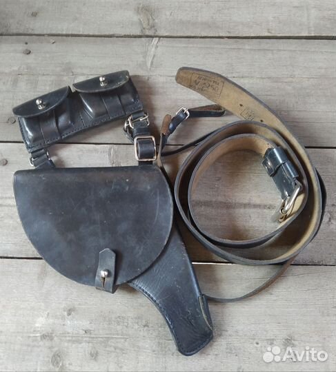 Кобура к револьверу наган вмф СССР, кожа оригинал
