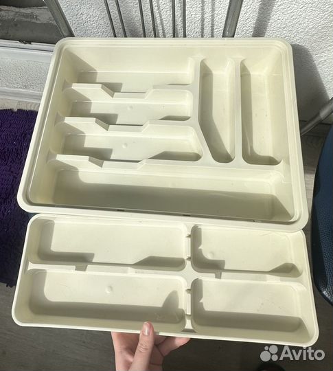 Лоток-вкладыш для столовых приборов 2-х ярусный