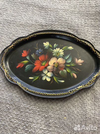 Поднос металлический СССР