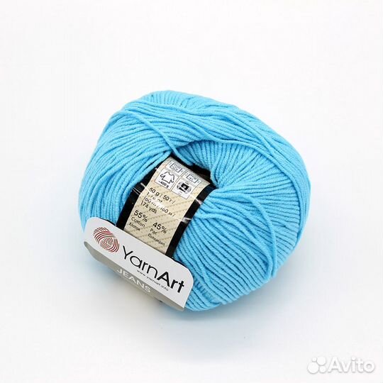 Пряжа Jeans YarNart Джинс