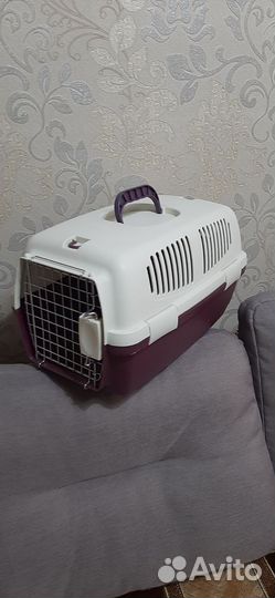 Переноска для кошек пластиковая