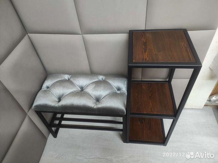 Этажерка напольная металлическая