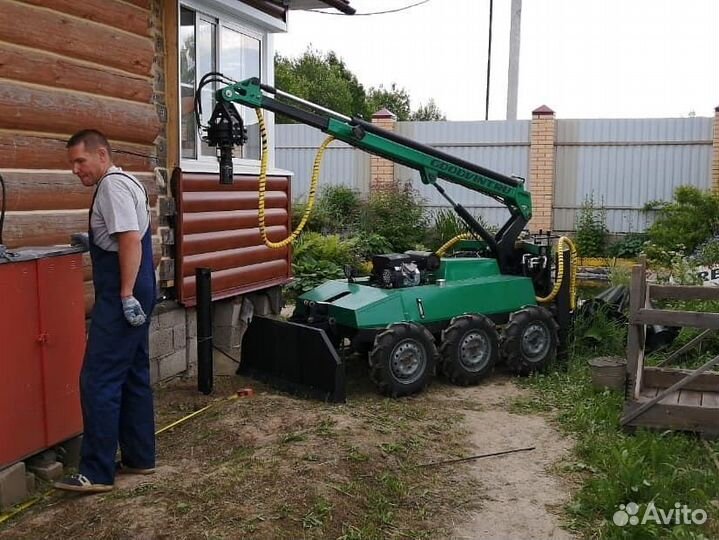 Винтовые сваи, установка под ключ