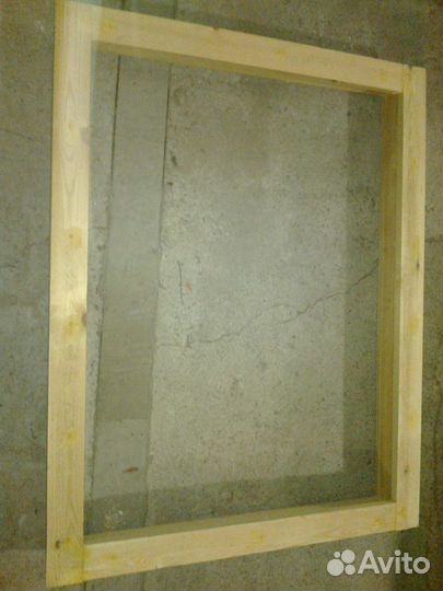 Оконный блок деревянный