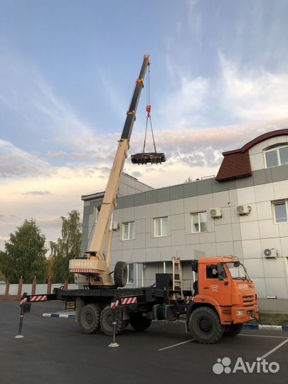 Аренда и услуги автокрана-вездехода, 25 т, 31 м, с гуськом 10 м