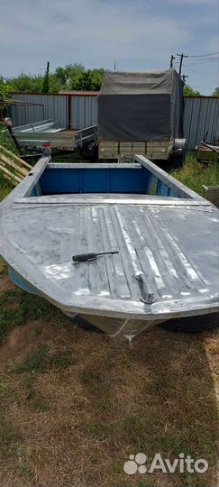 Лодка Ока-4 с Ямаха 30 алюминька