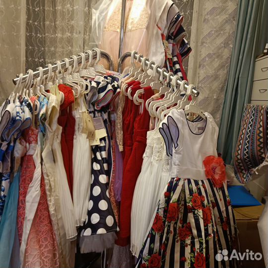 Товарный остаток детских платьев