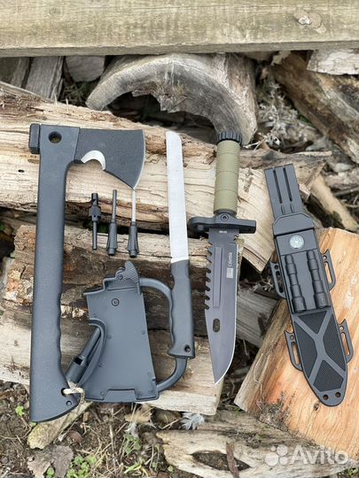 Нож колумбия B топор