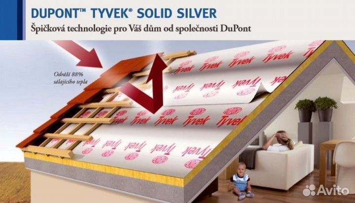 Мембрана Тайвек Солид (Tyvek Solid)