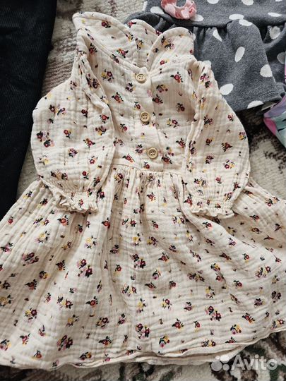 Пакет детских вещей на девочку 74-80