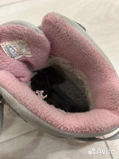 Зимние ботинки для девочки 28 размер