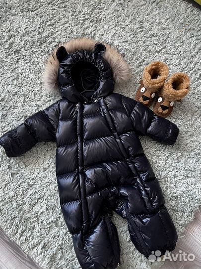 Зимний комбинезон и ботинки