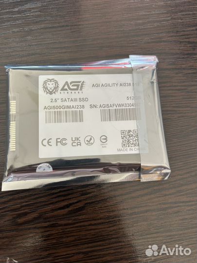 Ssd накопитель AGI AI238 2.5 500GB