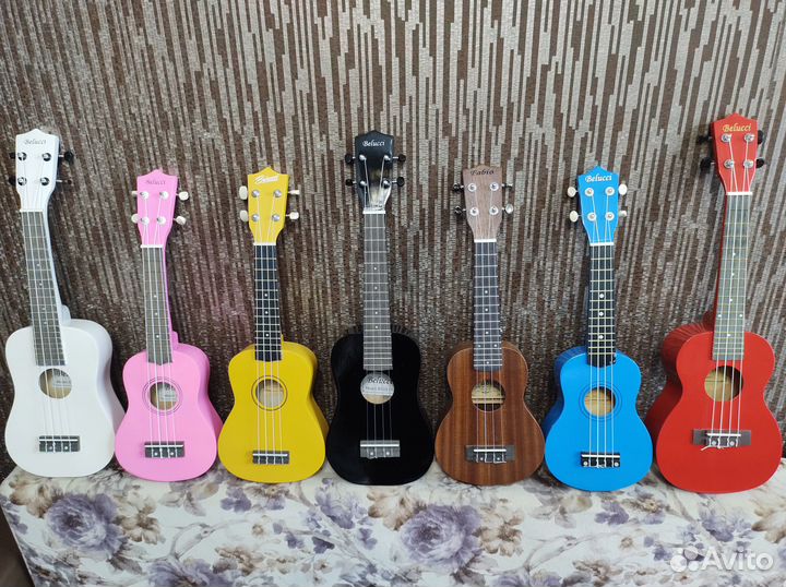 Укулеле в ассортименте