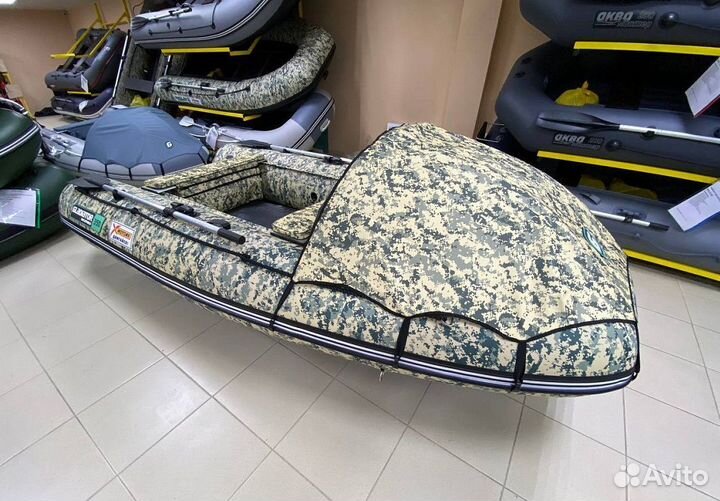 Надувная лодка gladiator E350 (X-motors edition)