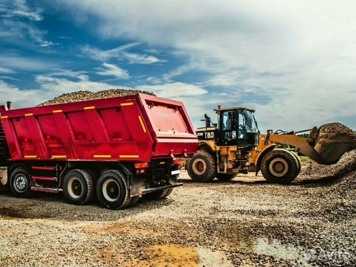 Щебень \ Отсев гравийный дренажный от 3кубов