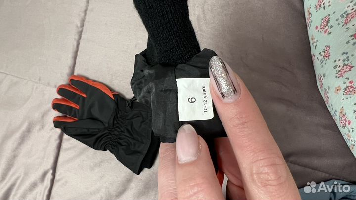 Горнолыжные перчатки 6 (10-12лет)